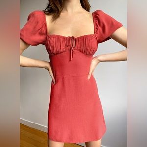 Aritzia Sunday Best Beau Dress in Blossom Red